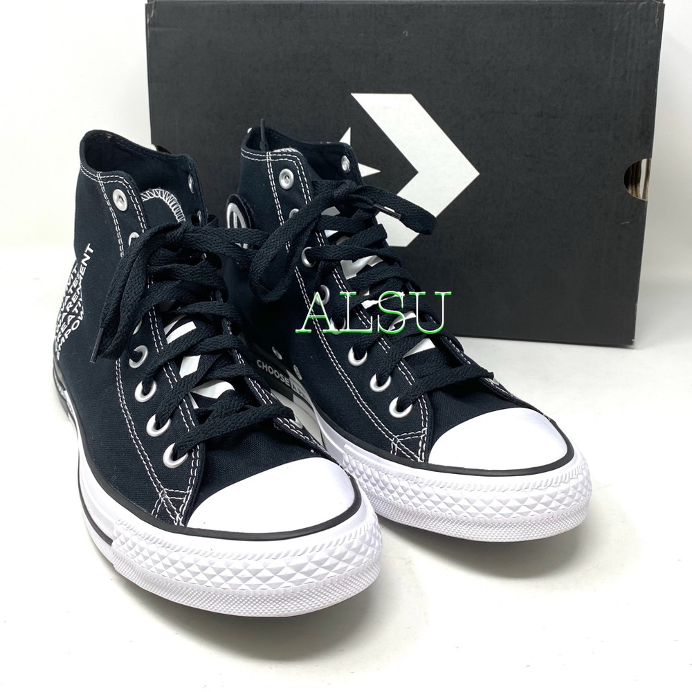 Converse Ctas High Top Canvas Black Men’s Sneakers - Picture 6 of 10
